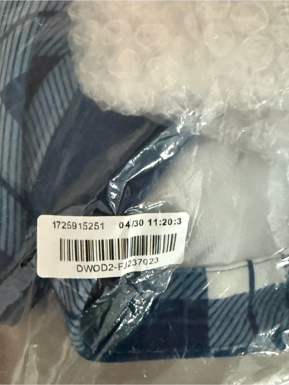 Felicity Navy Plaid Button-Front Maxi Dress - Picture 4 of 4